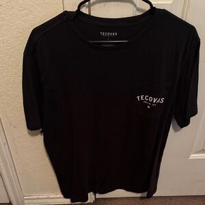 Tecovas Black Pocket Tee Size L